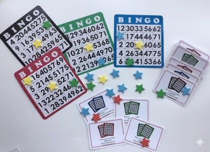 Bingo Math Game - I Can Build Math Skills