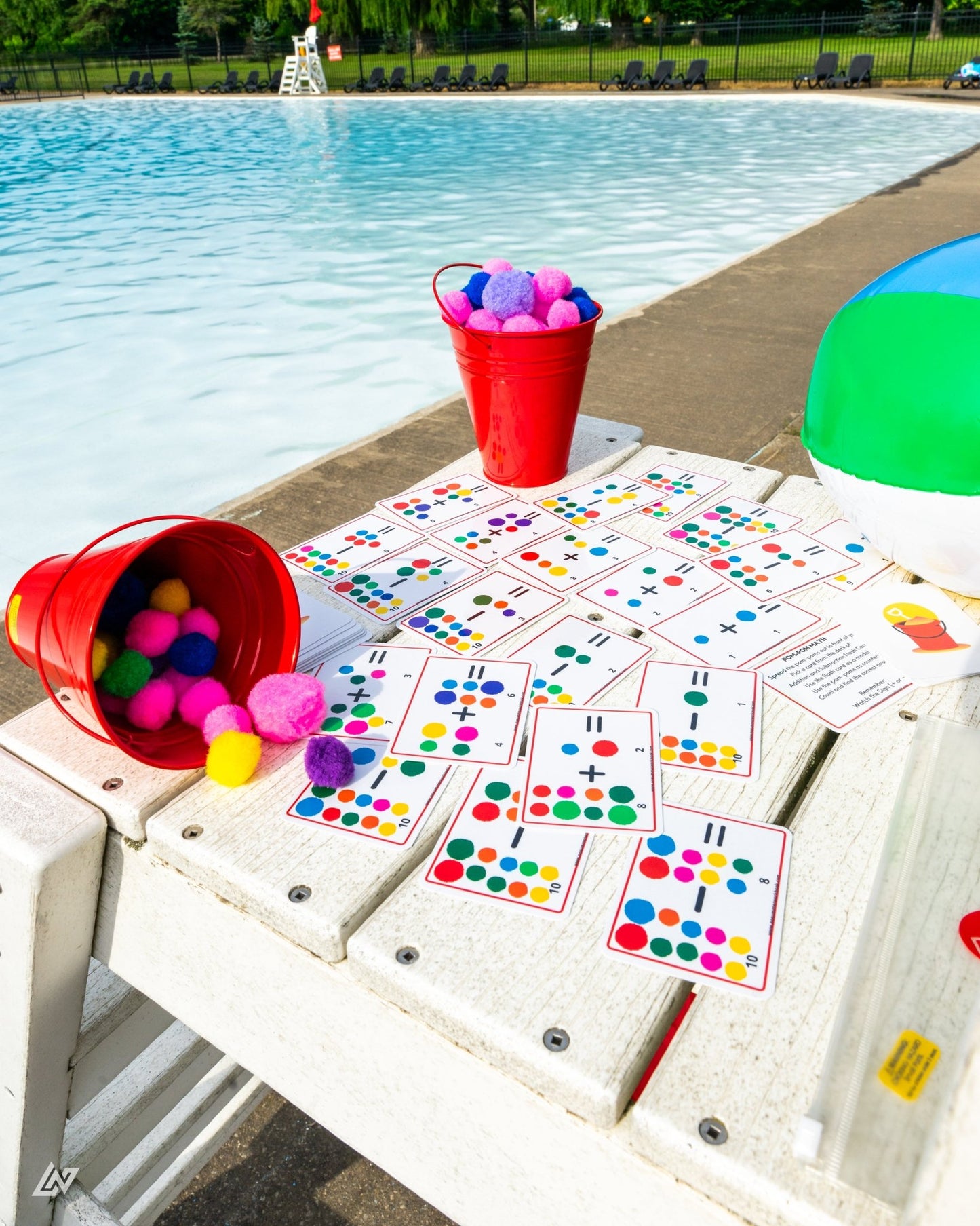 Pom Pom Addition and Subtraction - Instructions: - I Can Build Math Skills