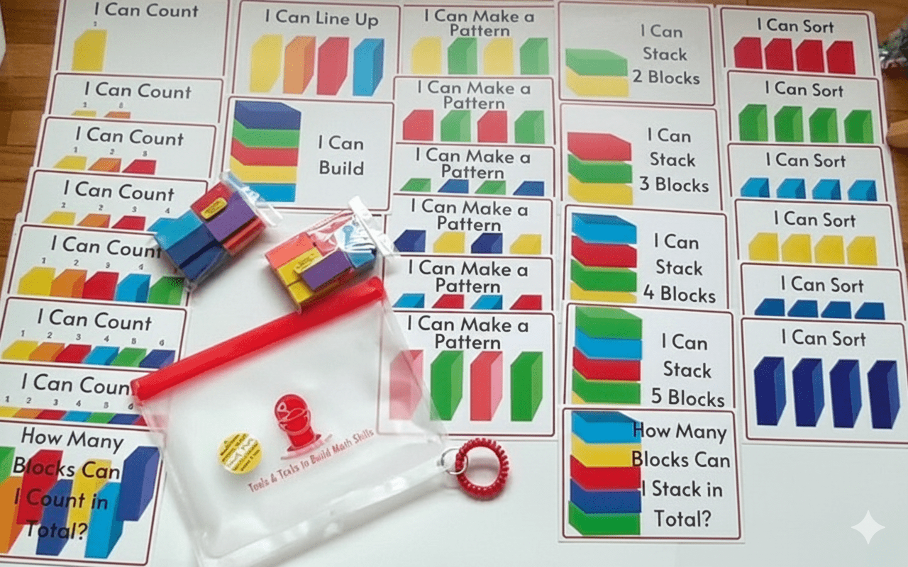 Childrens' Wooden Building Blocks